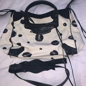 Balenciaga canvas /Leather Top Handle / Crossbody / Shoulder Bag